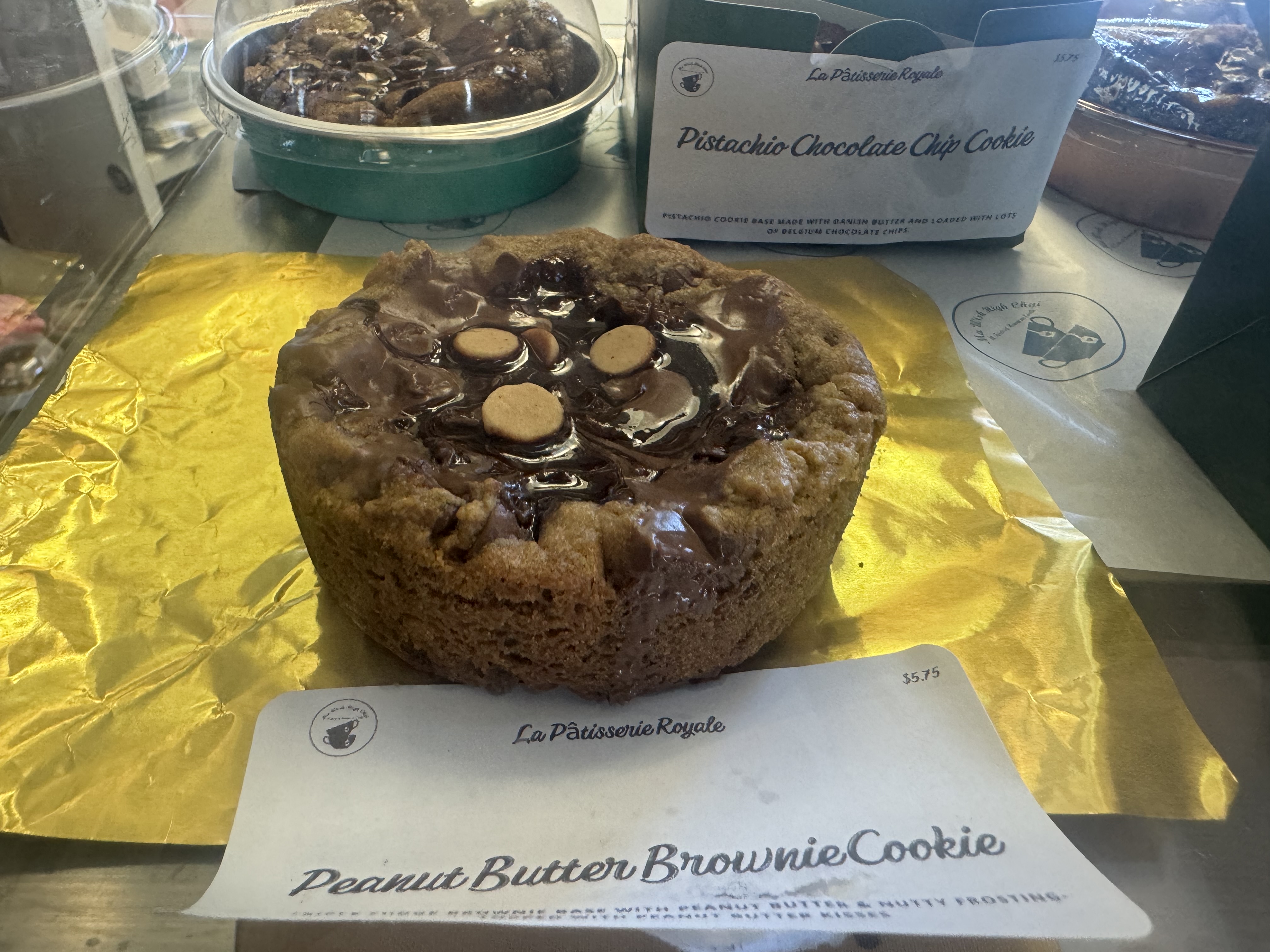 Pistachio Peanut Butter Cookie